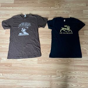 The Raconteurs band tour t-shirts (2)